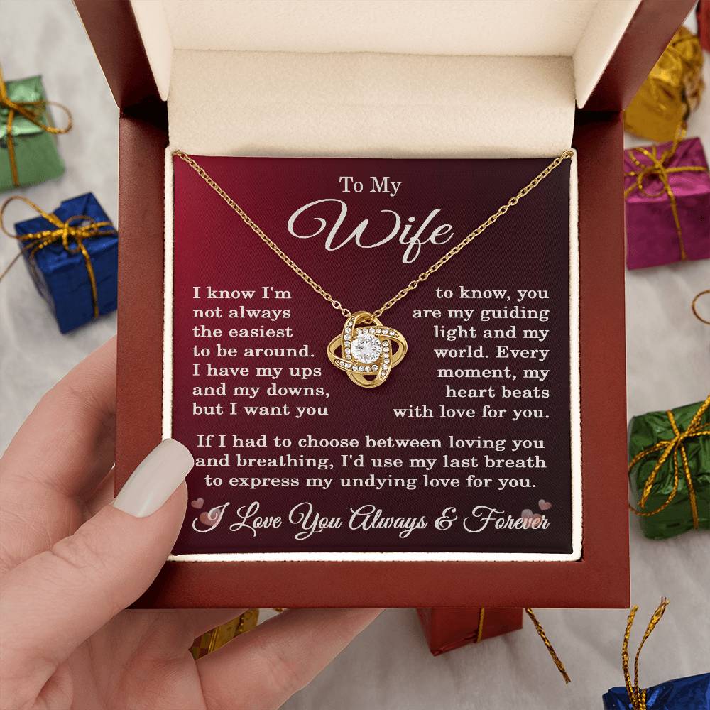 To My Wife Necklace from Husband