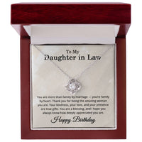 Load image into Gallery viewer, Birthday Gifts for Daughter in Law Adult - To My Daughter-in-Law Necklace
