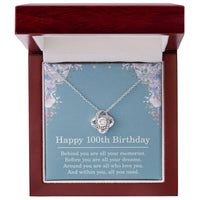 Load image into Gallery viewer, 100th Birthday Gifts for Women Best Friend Gift for Her 100 Year Old Birthday Necklace
