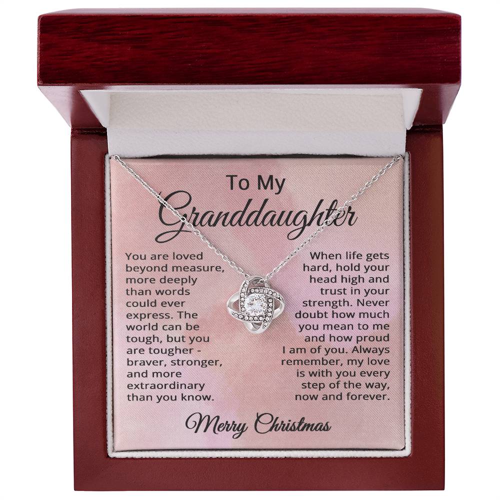 Merry Christmas Gifts for Granddaughter Merry Christmas Necklace Jewelry