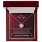 70th Wedding Anniversary Necklace for Wife - Love Knot Pendant Necklace