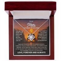 Load image into Gallery viewer, Sentimental Gift for Mom – “Heart of Our Home” Necklace
