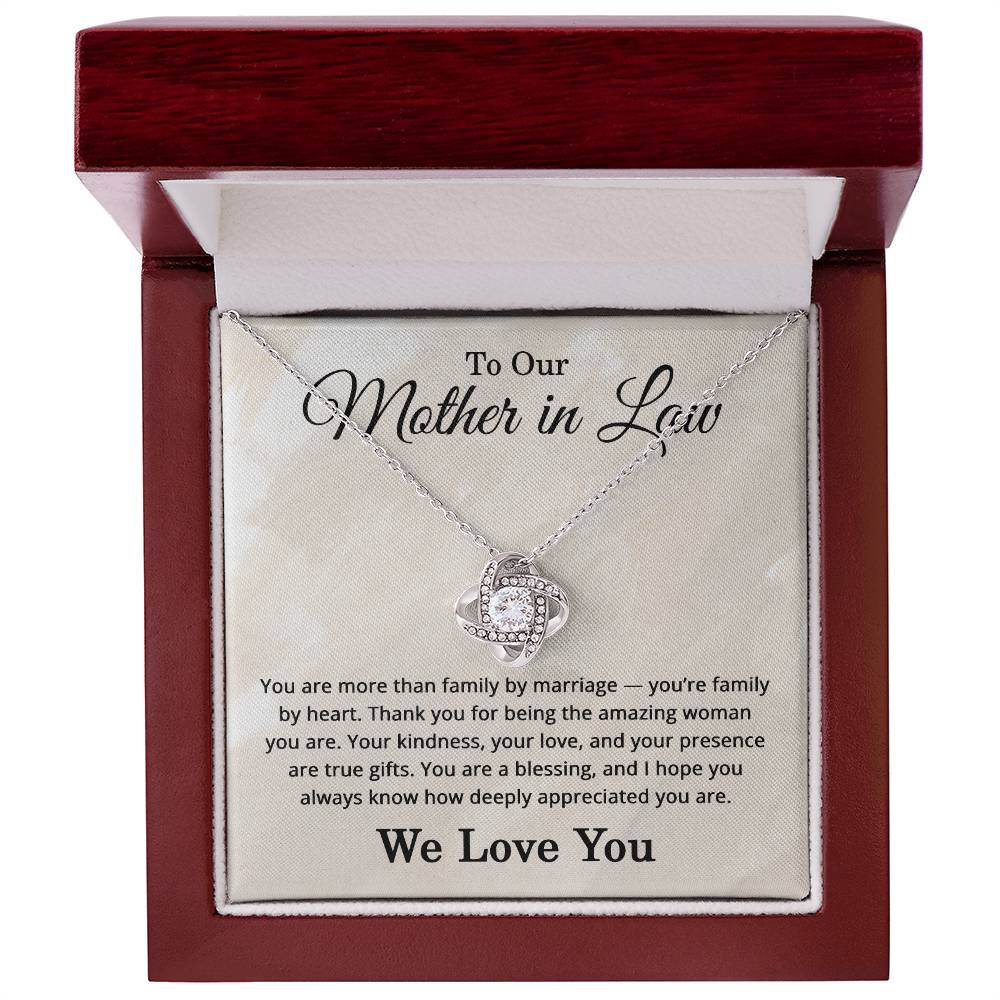 To Our Mother in Law Necklace - Mother in Law Gifts from All of Us