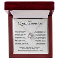 Load image into Gallery viewer, Regalo de Quinceañera - Collar de Cruz Personalizado - Joyería para 15 Años de Papá y Mamá
