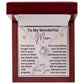 To My Mom Necklace from Son – Love Knot Pendant for Christmas, Valentine’s Day, or Mother’s Day – I Will Always Carry You in My Heart and Prayers