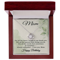 Load image into Gallery viewer, To My Mom Necklace - Birthday Gifts for Mom - Birthday Jewelry for Mothers from Daughters
