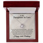 86th Birthday Gifts for Daughter in Law - To My Daughter in Law Necklace