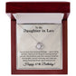 87th Birthday Gifts for Daughter in Law - To My Daughter in Law Necklace