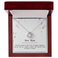 Load image into Gallery viewer, Mother’s Day Gift for First Time Mom – Be Kind to Yourself - Jewelry for Birthday or Christmas – New Mom Gift ShineOn Fulfillment
