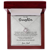 Load image into Gallery viewer, To My Daughter Necklace from Dad - Daughter Promise Necklace from Dad - I Promise to Always Stand By You ShineOn Fulfillment
