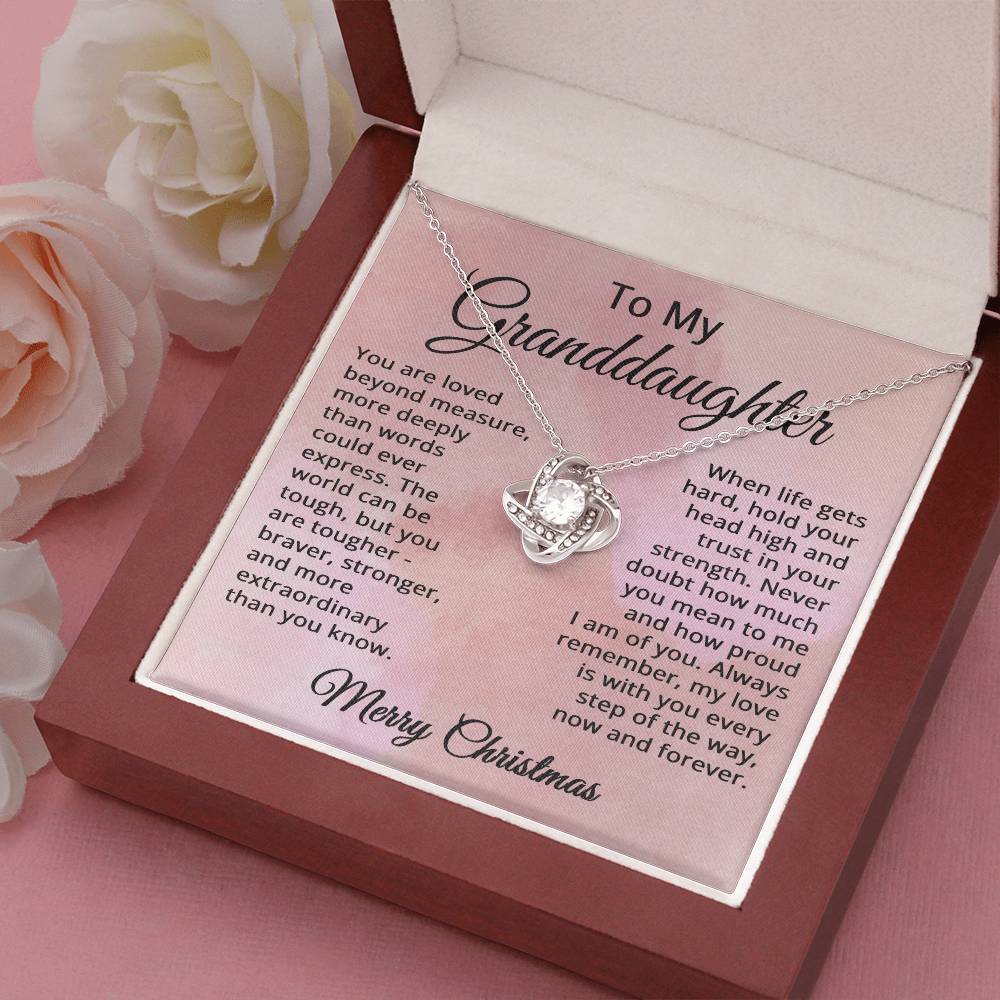 Merry Christmas Gifts for Granddaughter Merry Christmas Necklace Jewelry