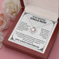 To My Amazing Single Mom Necklace with Message Card – Sentimental Love Knot “Strength & Love” Gift for Mom