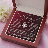 Load image into Gallery viewer, 54th Birthday Gifts for Wife - To My Wife Necklace
