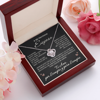 Load image into Gallery viewer, Regalo Para Mi Esposa de Esposo, Collar Nudo de Amor - Spanish Wife Necklace Gift
