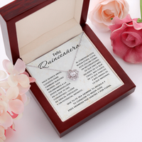 Load image into Gallery viewer, Regalo de Quinceañera - Collar de Cruz Personalizado - Joyería para 15 Años de Papá y Mamá
