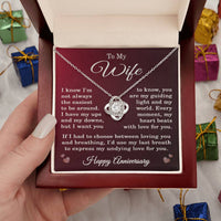 Load image into Gallery viewer, Happy Anniversary Jewelry for Wife Anniversary Necklace for Her
