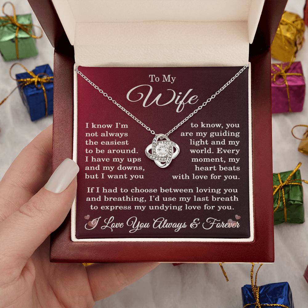 To My Wife Necklace from Husband