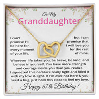 Load image into Gallery viewer, 67th Birthday Gifts for Granddaughter - To My Granddaughter Necklace
