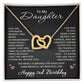 2nd Birthday Gifts from Mom Dad for Daughter 2nd Birthday Necklace Heart Pendant Jewelry 2 Years Old Birthday