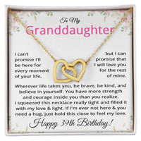 Load image into Gallery viewer, 39th Birthday Gifts for Granddaughter - To My Granddaughter Necklace
