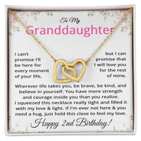 Load image into Gallery viewer, 2nd Birthday Gifts for Granddaughter - To My Granddaughter Necklace
