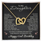 42nd Birthday Gifts from Mom Dad for Daughter 42nd Birthday Necklace Heart Pendant Jewelry 42 Years Old Birthday