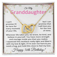 Load image into Gallery viewer, 56th Birthday Gifts for Granddaughter - To My Granddaughter Necklace
