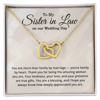 Load image into Gallery viewer, To My Sister in Law on Our Wedding Day - Wedding Day Necklace for Sister in Law

