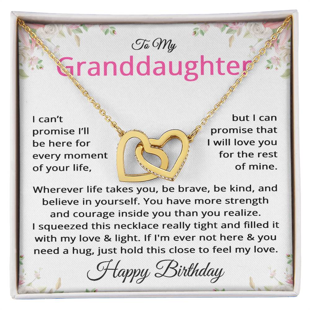 Birthday Gifts for Granddaughter - To My Granddaughter Necklace