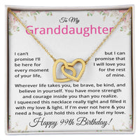 Load image into Gallery viewer, 99th Birthday Gifts for Granddaughter - To My Granddaughter Necklace
