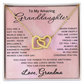 To My Amazing Granddaughter Necklace from Grandma Granddaughter Gift from Grandmother Christmas Birthday Jewelry