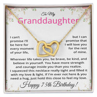 Load image into Gallery viewer, 75th Birthday Gifts for Granddaughter - To My Granddaughter Necklace
