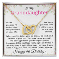 Load image into Gallery viewer, 9th Birthday Gifts for Granddaughter - To My Granddaughter Necklace
