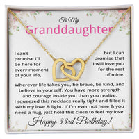 Load image into Gallery viewer, 33rd Birthday Gifts for Granddaughter - To My Granddaughter Necklace
