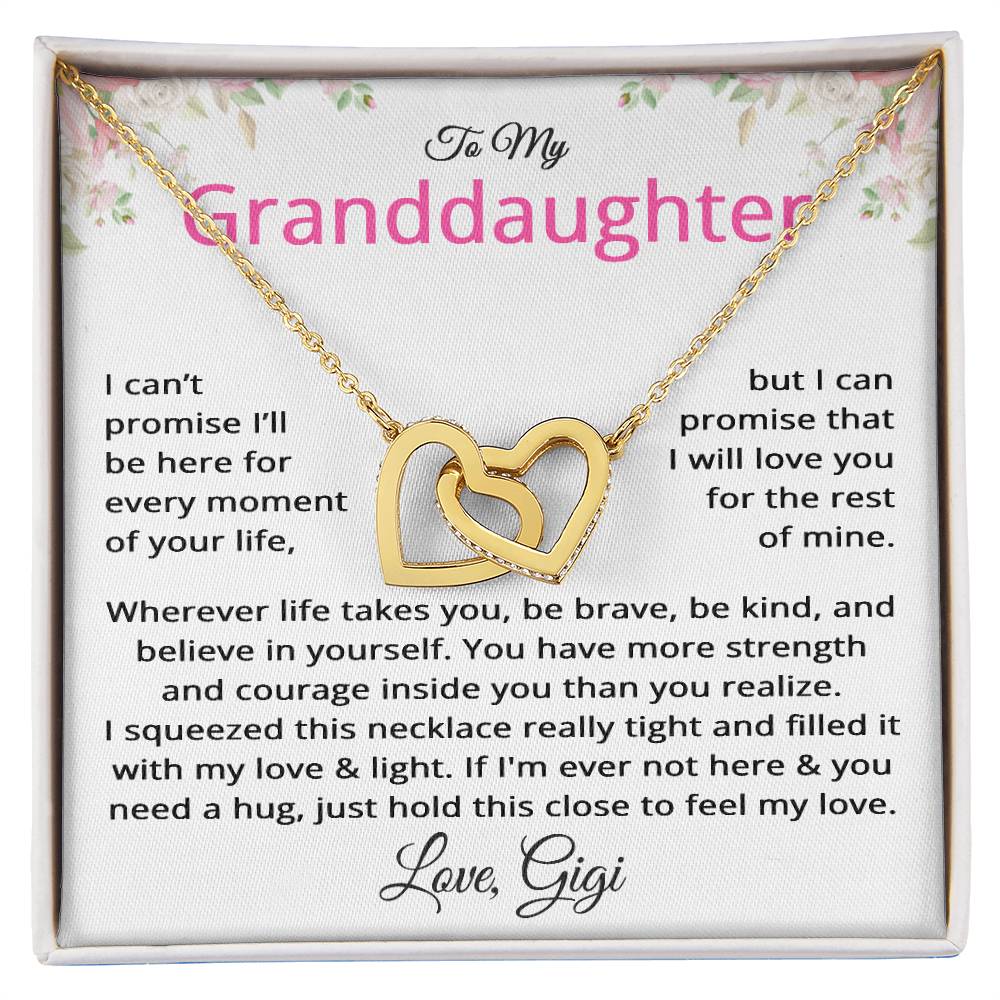 Granddaughter Gifts from Gigi - To My Granddaughter Necklace from Grandmother