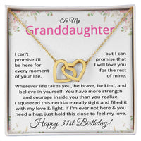 Load image into Gallery viewer, 31st Birthday Gifts for Granddaughter - To My Granddaughter Necklace
