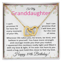 Load image into Gallery viewer, 89th Birthday Gifts for Granddaughter - To My Granddaughter Necklace
