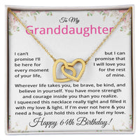 Load image into Gallery viewer, 64th Birthday Gifts for Granddaughter - To My Granddaughter Necklace
