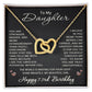73rd Birthday Gifts from Mom Dad for Daughter 73rd Birthday Necklace Heart Pendant Jewelry 73 Years Old Birthday