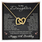 24th Birthday Gifts from Mom Dad for Daughter 24th Birthday Necklace Heart Pendant Jewelry 24 Years Old Birthday