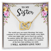 Load image into Gallery viewer, To My Sister Necklace - Birthday Gifts from Sister and Brother
