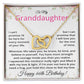 66th Birthday Gifts for Granddaughter - To My Granddaughter Necklace
