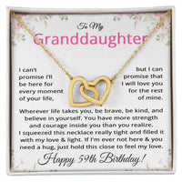 Load image into Gallery viewer, 59th Birthday Gifts for Granddaughter - To My Granddaughter Necklace
