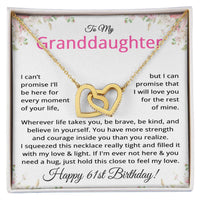Load image into Gallery viewer, 61st Birthday Gifts for Granddaughter - To My Granddaughter Necklace
