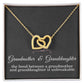 Granddaughter Necklace from Grandmother Christmas Gifts for Granddaughter Birthday Gift The Bond Between A Grandmother and Granddaughter is Unbreakable
