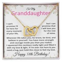 Load image into Gallery viewer, 58th Birthday Gifts for Granddaughter - To My Granddaughter Necklace
