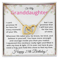 Load image into Gallery viewer, 25th Birthday Gifts for Granddaughter - Custom To My Granddaughter Necklace
