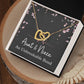 Aunt Niece Necklace, Aunt Niece Gifts, Aunt Niece An Unbreakable Bond, Niece Interlocking Hearts Jewelry for Christmas, Birthdays, and Mother's Day, Unique Gifts for Niece