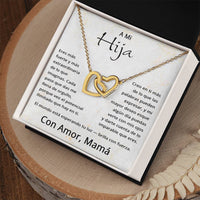 Load image into Gallery viewer, Collar Para Mi Hija De Mama - A Mi Hija Necklace en Español - Daughter Gifts in Spanish
