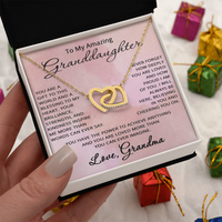 Load image into Gallery viewer, To My Amazing Granddaughter Necklace from Grandma Granddaughter Gift from Grandmother Christmas Birthday Jewelry
